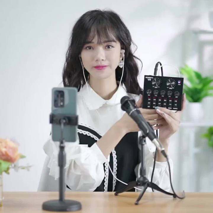 V8 Sound Card Live Broadcast Full Set Sound Card Suit Mobile Phone v8-sound-card-live-broadcast-full-set-sound-card-suit-mobile-phone