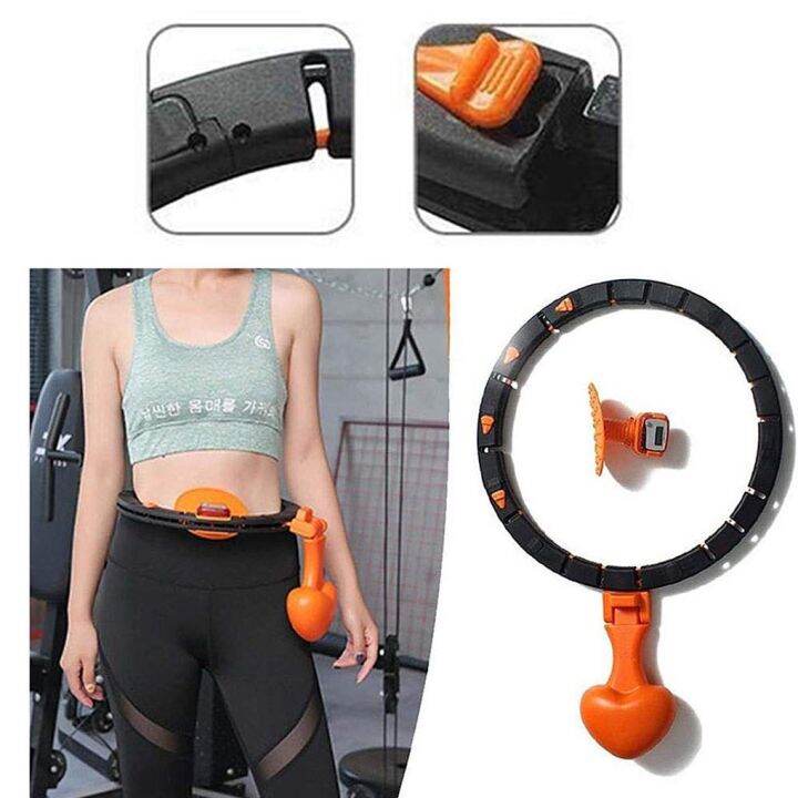 360degree fat burning detachable smart hula hoop/weight loss auto
