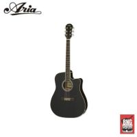 กีตาร์โปร่งไฟฟ้า ARIA AWN-15CE BK  แอเรีย Electric Acoustic Guitars