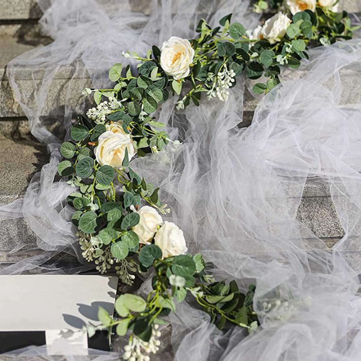 2-pack-eucalyptus-garland-with-champagne-rose-greenery-garland-bulk-artificial-silk-floral-eucalyptus-leaves-vines