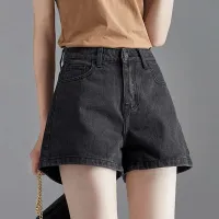 Denim Shorts Womens Summer Loose Wide-Leg Pants A-Shaped Slimming 2022 New Hot Style Popular Fashion