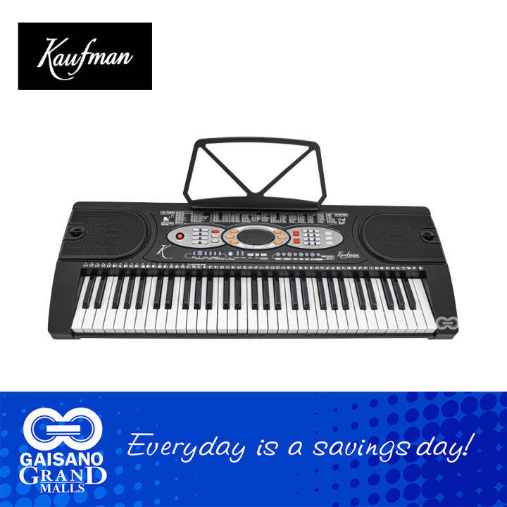 KAUFMAN Piano Keyboard, 61 Keys Standard Piano Keyboard 725 Gaisano