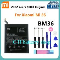 100% Original Xiao Mi BM36 3200MAh แบตเตอรี่สำหรับ Xiaomi Mi 5S Mi5S M5S โทรศัพท์คุณภาพสูงเปลี่ยนแบตเตอรี่