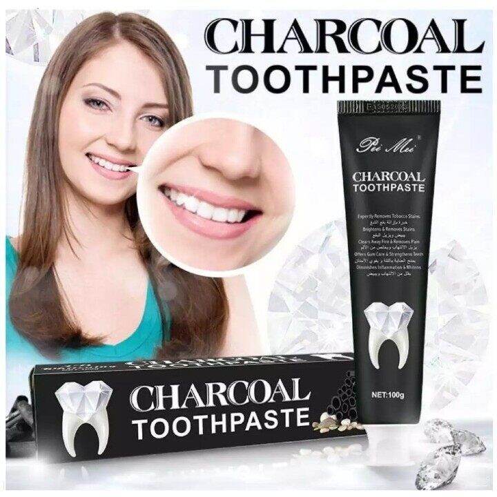 img {Ready Stock} Pei Mei 3D Whitening Charcoal Toothpaste Ubat Gigi ...