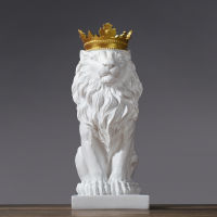 Lion Decorative Statues For Decoration Lion Statue Nordic Resin FigurineSculpture Model Animal Abstract Nordic Decoration Home