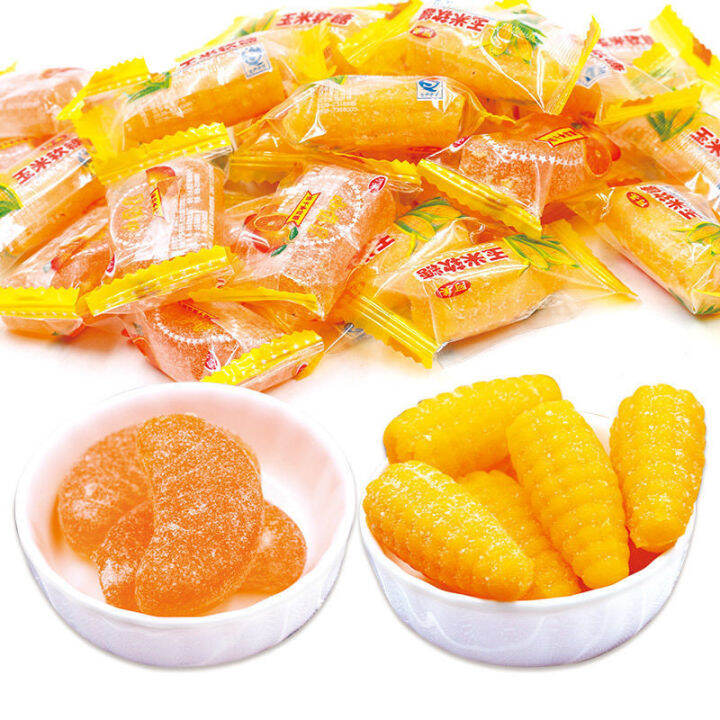 Corn fudge gummy candy wedding candy+bulk wholesale mixed childhood