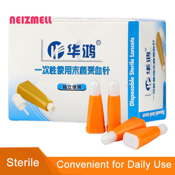 100pcs 28G disposable blood collection Lancets for Single Use Safety