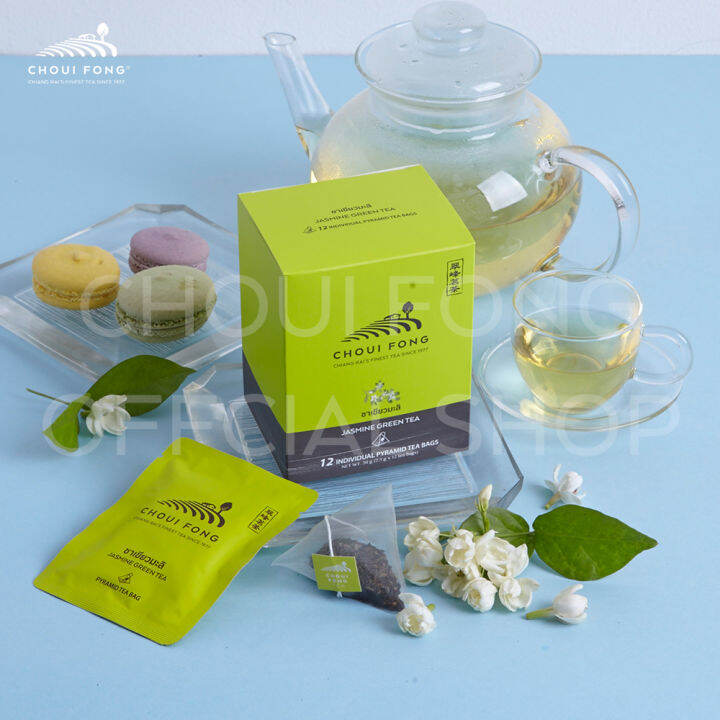 ฉุยฟง-ชาเขียวผสมดอกมะลิ-ชนิดกล่อง-ขนาด-2-5-g-x-12-tea-bags-jasmine-green-tea