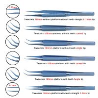 Titanium Alloy Ophthalmic Forceps Straight Curved Angle Tip Forceps Ophthalmic Eye Instrument Autoclavable