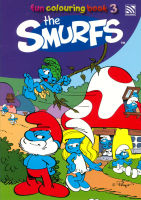 Kid Plus หนังสือแบบฝึกหัดระบายสี The Smurfs Fun Colouring Book 3