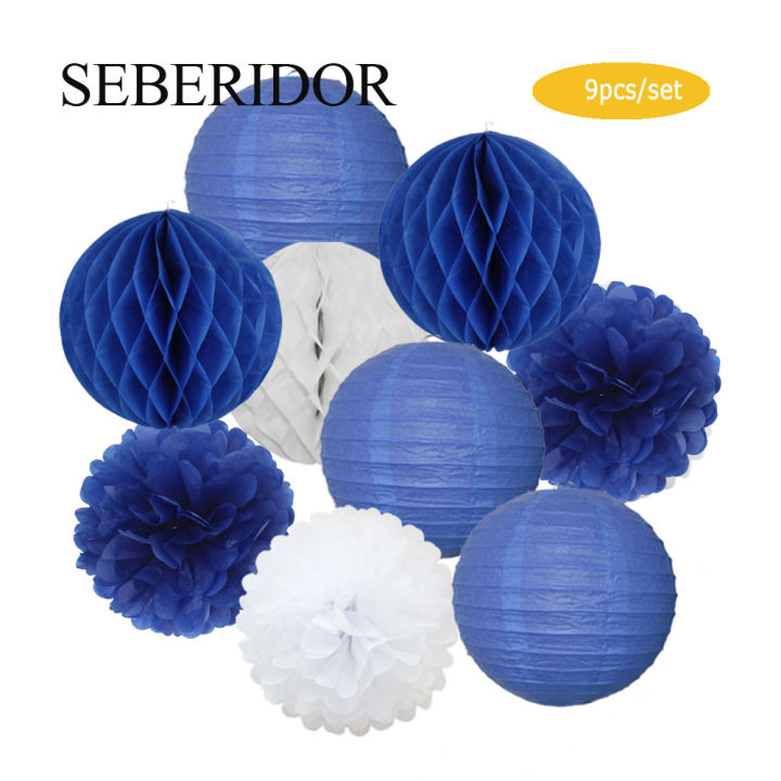 europe-wedding-decoration-white-set-folding-round-paper-lantern-baby-baptism-party-favor-ball-honeycomb-pink-blue-tissue-pompom