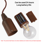 Bóng Đèn LED Dây Kéo Đèn Lồng Treo Di Động Dùng Pin Để Trang Trí Phòng Cắm