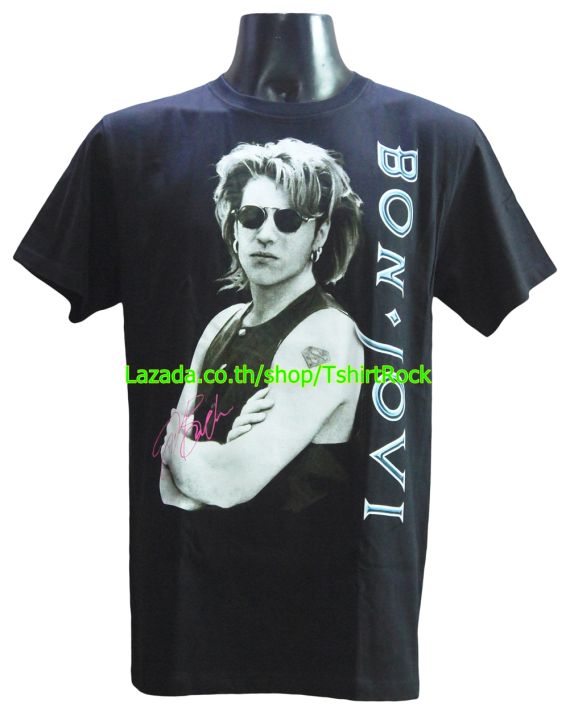 เสื้อวง-bon-jovi-บอน-โจวี-ไซส์ยุโรป-เสื้อยืดวงดนตรีร็อค-เสื้อร็อค-bji805-ลายเต็มเกือบovp