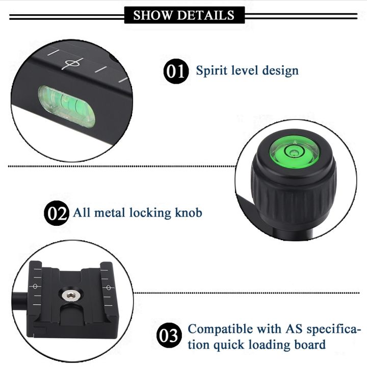 quick-release-plate-ขาตั้งกล้องโลหะสําหรับ-arca-swiss-rrs-benro