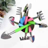 3PCS Household Succulent Planting Gardening Loose Soil Tool Set Garden Mini Stainless Steel Potted Plant Flower Shovel Tool Set