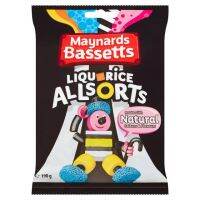 New Normal ? (x 1) Bassetts Liquorice Allsorts Bag 190g บาสเซตต์ ลีคริซ ออลโซส์ แบบถุง 190กรัม