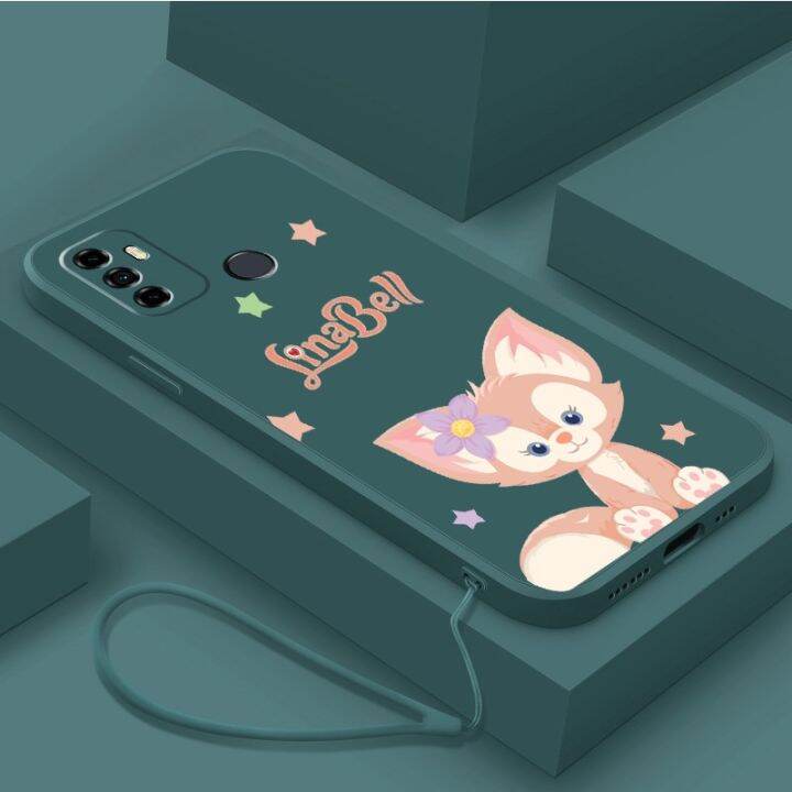 ฟรี-samsung-galaxy-a21s-a10s-a20s-a10-a20-a30-a50-a50s-a30s-stylish-disney-linabell-ฝาครอบโทรศัพท์ยาง-liquid-silicon-กันกระแทกปลอก