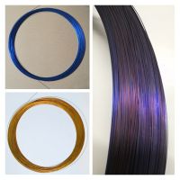 Super Elastic Nickel Titanium Nitinol Alloy memory Wire 0.6mm Purple Blue Yellow Memory Shrimp Fishing Balance Color Magic Wire