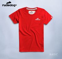 Rudedog เสื้อยืดชาย รุ่น Basic19 สีแดง (ราคาต่อตัว)