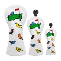 ☋✉ Golf Club Head Covers Golf Green Birdie Design Golf Club Headcovers For Women Thick Elastic Golf Iron Head Sleeve HeadcoverSet