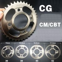 ☜ FOR HONDA Daelim CB125 175 CG CM185 XL100 125 34-38-40-42-48 Teeth Motorcycle Rear sprocket 428chain back gear Sprockets