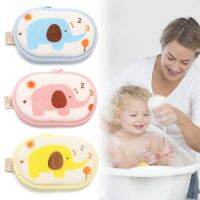 【cw】 Exfoliating Massager Cotton Sponge Infant Children Rub Shower Elephant Pattern