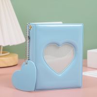 32 Pockets Color Hollow Photo Album 3 Inch Card Holder With Hanging Chain Photocard Binder Photocards Book