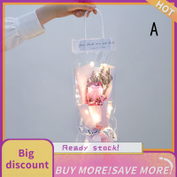 ?【Lowest price】Qearl แม่วันดอกไม้แห้ง LED String Lights ช่อ valentines Day ของขวัญวันเกิด