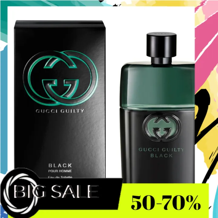 Gucci Guilty Black Pour Homme Eau de Toilette for Men 90ml ( Original