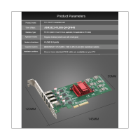 1 PCS 4-Port USB 3.0 Visual Capture Card 20G Standalone 4-Channel Expansion Card 4X5G Adapter Card