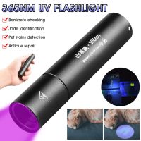 【การจัดส่งในประเทศไทย】395nm/365nm LED UV Flashlight ไฟฉายตรวจธนบัตรปลอมแบงค์ปลอม ไฟฉายแบล๊คไลท์ ไฟฉายยูวี UV ไฟฉายแสงสีม่วง Purple Light