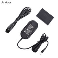 Andoer DR-E12 Dummy แบตเตอรี่ AC Power Adapter เครื่องจ่ายพลังงานสำหรับกล้องพร้อมปลั๊กไฟเปลี่ยนแทนที่สำหรับแคนนอน EOS M100 M M2 M10 M50