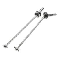 2Pcs Metal Steel Front and Rear Drive Shaft CVD for 1/8 Sledge RC Car Upgrades Parts Accessories