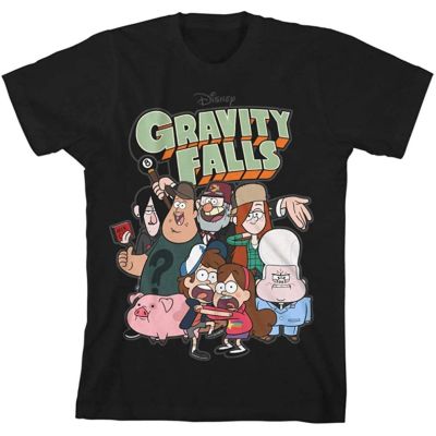 Short Sleeve Crew neckFangbin mens Cotton Printed T-Shirt Dipper and Mabel Pines Gravity Falls Happy Classic Style For men
