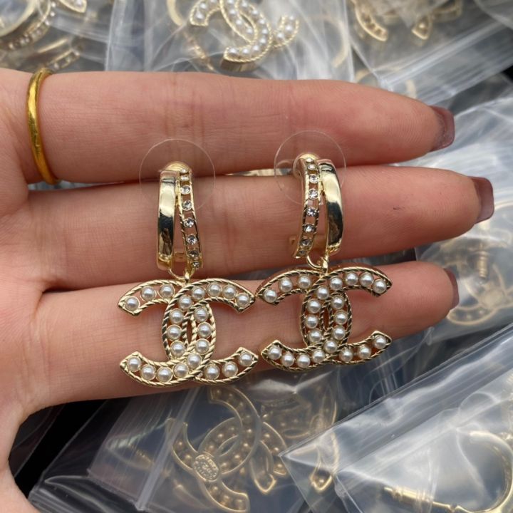 With Gift Box】New Letter Earrings Stud Earrings for Women High
