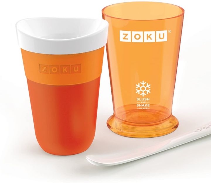 แก้วทำสมู๊ทตี้-แก้วเก็บเย็น-เกล็ดน้ำแข็ง-ไอศกรีม-คละสี-zoku-slush-and-shake-maker-แก้วทำสเลอปี้-zoku-แก้วทำสเลอปี้-แก้วทำความเย็น