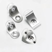 ◕❧ 10pcs Stainless Steel Supporting Right Angle Fixed L-Shaped Brackets With Screws Corners Brace Furniture Hardware Accessories