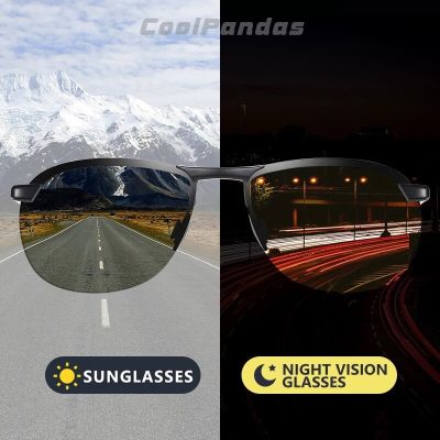 2022 Brand Photochromic Men Sunglasses Polarized Glasses Day Night Vision Driving Sun Glasses For Male Oculos De Sol Masculino Cycling Sunglasses