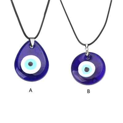 Lucky Blue Eye Necklace Evil Eye Pendant Necklace Turkish Evil Eye for Protection and Blessing for Men Women
