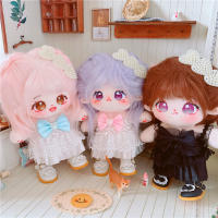 20cm Cute Doll Accessories Idol Girls Group Elegant Dress Hairpin Clothes Set Jennie Lisa Rose Jisoo Winter Fans Gift