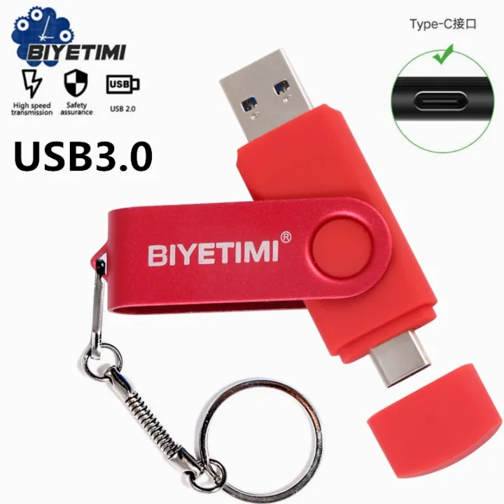 usb flash drive 64gb original Biyetimi USB Flash Drive 128gb Type C 3.0