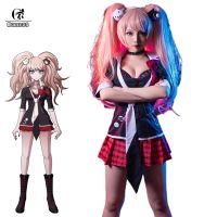 ROLECOS Danganronpa Junko Enoshima Cosplay Costume Game Cosplay Junko Enoshima Uniform Women Sexy Costume Girl Outfit