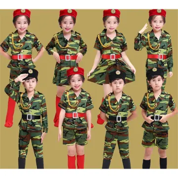 Party Army Costume for Kids Soldier Costume Military Costumes for Boys  Jungle Field Sniper Set Birthday Gifts for Boys and Girls - AliExpress