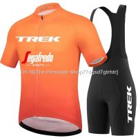 ☎ TREK Pro Mens Cycling Jersey Set Summer Cycling Clothing MTB Bike Clothes Uniform Maillot Ropa Ciclismo Cycling Bicycle Suit