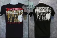 เสื้อยืดคอกลม สกรีนลาย DEEP PURPLE