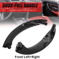 Black Front Left/Right Car Inner Door Handle Trim Pull Grab Panel Handle For-BMW 3 4 Series F30 F80 Interior Door Handle