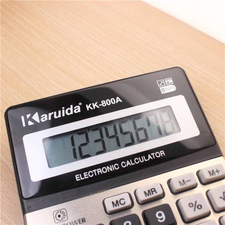 เครื่องคิดเลขแหวนโลหะ-8-หลักคอมพิวเตอร์บัญชีธุรกิจสำหรับสำนักงาน