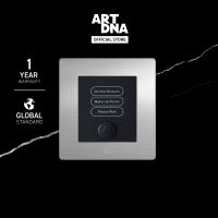 ART DNA รุ่น A77 สวิทซ์ปุ่มกดคำสั่ง Switch Doorbell With DND MUR P.WAIT  สีสแตนเลส ปลั๊กไฟโมเดิร์น ปลั๊กไฟสวยๆ สวิทซ์ สวยๆ switch design