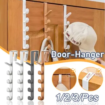 Bedroom Door Hooks Clothes Hanging Rack Over The Door Plastic Home Storage  Organization Hooks Purse Holder for Bags Rails - AliExpress