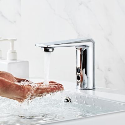 [COD] Household all-copper dual-frequency infrared intelligent induction faucet wash basin fully automatic